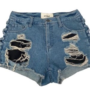 Snidel Jean Shorts Distressed denim size 1